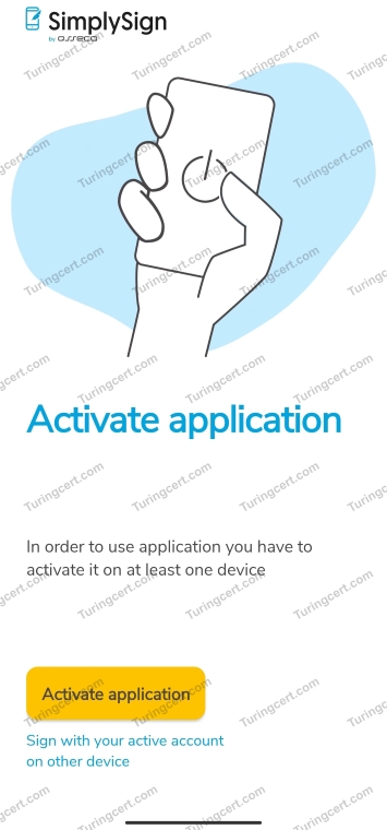 Activate application